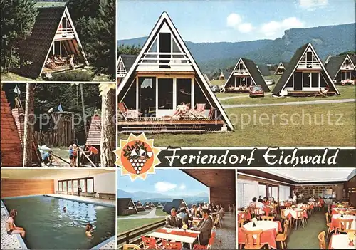 Gossersweiler Stein Feriendorf Eichwald Ferienhaus Restaurant Terrasse Hallenbad Kat. Gossersweiler Stein