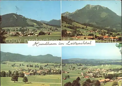 Hundham Miesbach Panorama Leitzachtal Kat. Fischbachau