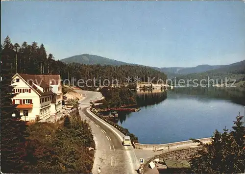 Forbach Baden Gasthaus zur Schwarzenbachtalsperre Hochschwarzwald Kat. Forbach