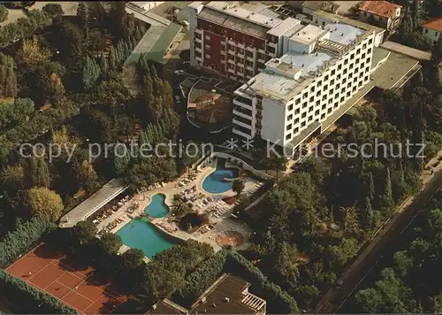 Abano Terme Hotel Terme Bristol Buja Swimming Pool Fliegeraufnahme Kat. Abano Terme