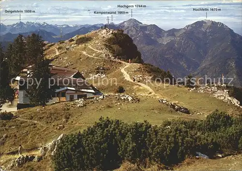 Ruhpolding Berggaststaette Rauschberghaus Bayerische Alpen Kat. Ruhpolding