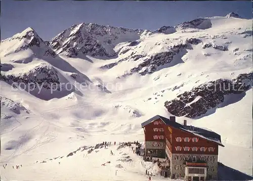 Rudolfshuette am Weisssee Berghaus Hohe Tauern Wintersportplatz Kat. Uttendorf