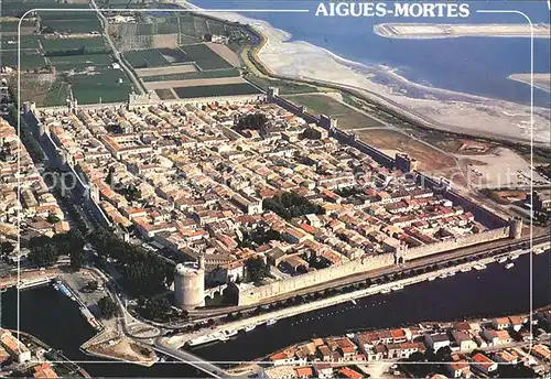 Aigues Mortes Gard Vue aerienne Kat. Aigues Mortes