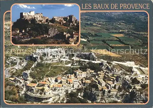 Les Baux de Provence Vue generale et le donjon Kat. Les Baux de Provence
