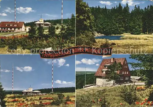 Hausen Witzenhausen Berggasthaus Hoher Meissner Sendeanlagen Kat. Hessisch Lichtenau