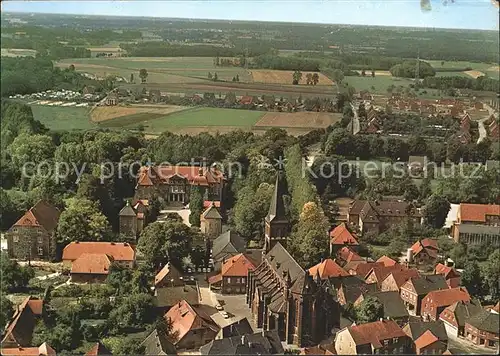 Velen Kirche Fliegeraufnahme Kat. Velen