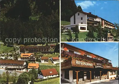 Tonbach Hotel Waldlust Kurort Schwarzwald Kat. Baiersbronn