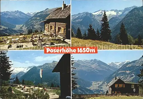 Bad Gastein Alpenhaus Poserhoehe Alpenpanorama Kat. Bad Gastein