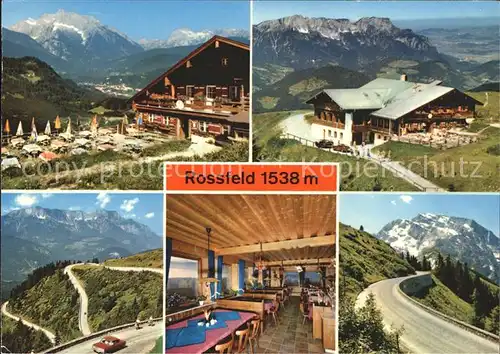 Rossfeldhuette Berggasthof Alpenpanorama Kat. Berchtesgaden