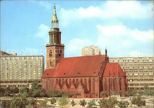 Berlin Marienkirche Hauptstadt der DDR Kat. Berlin