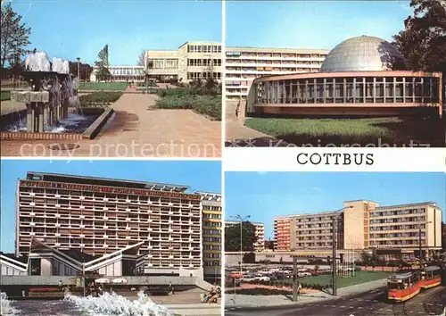 Cottbus Bildungszentrum Planetarium Zentrum Hotel Lausitz Kat. Cottbus