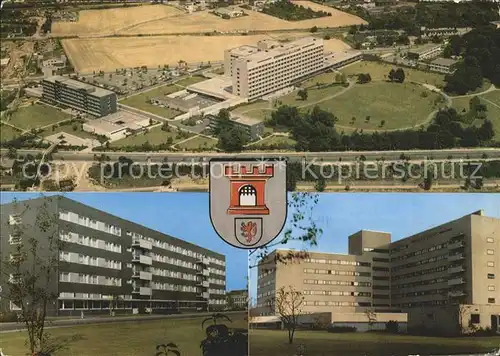 Porz Koeln Krankenhaus Fliegeraufnahme Wappen / Koeln /Koeln Stadtkreis