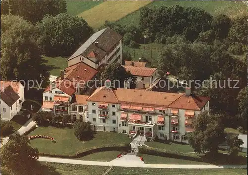 Ebenhausen Isartal Sanatorium Fliegeraufnahme Kat. Schaeftlarn