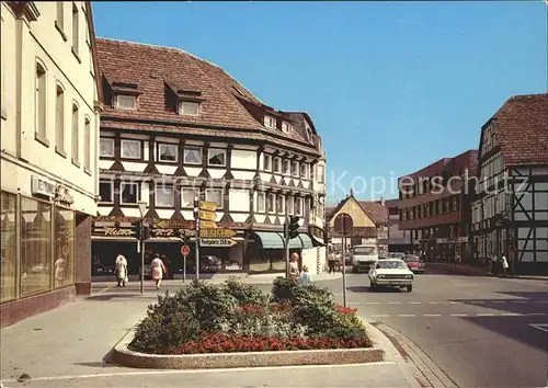 Hoexter Weser Westerbachstrasse Marktstrasse Kat. Hoexter