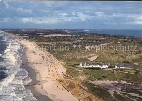 Kampen Sylt Nordseebad Fliegeraufnahme Kat. Kampen (Sylt)