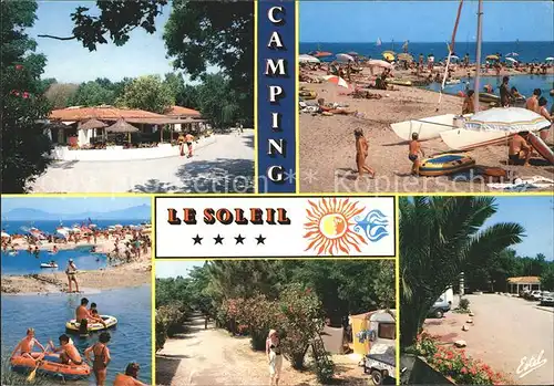 Argeles sur Mer Camping Le Soleil Restaurant Park Strandpartie Kat. Argeles sur Mer