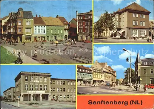 Senftenberg Niederlausitz Platz der Freundschaft Bahnhofstr HOG Stadtcafe Ingenieurschule Thaelmann Kat. Senftenberg