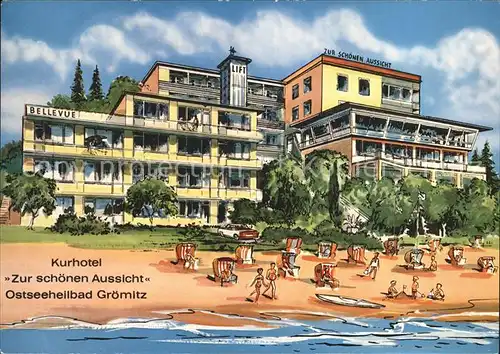 Groemitz Ostseebad Kurhotel Zur schoenen Aussicht Illustration /  /