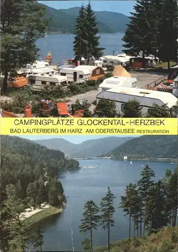 Bad Lauterberg Campingplaetze Glockental Herzbek Seepartie Kat. Bad Lauterberg im Harz