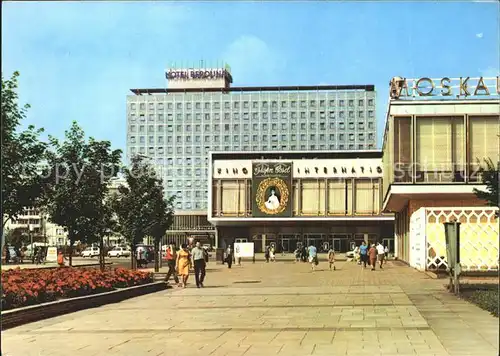 Berlin Interhotel Berolina und Kino International Kat. Berlin