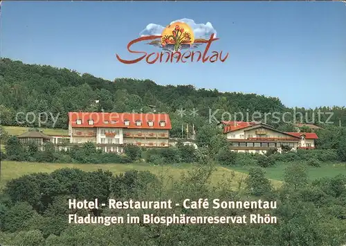 Fladungen Hotel Restaurant Cafe Sonnentau Kat. Fladungen