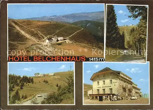 Schoenau Schwarzwald Hotel Belchenhaus Strasse Fliegeraufnahme Kat. Schoenau im Schwarzwald