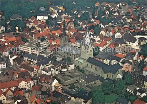 Soest Arnsberg Fliegeraufnahme St Patrokli Dom / Soest /Soest LKR