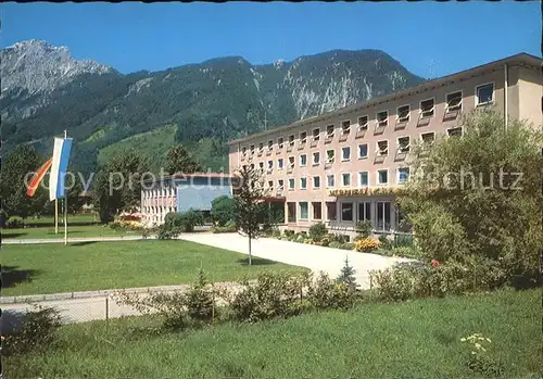 Bad Reichenhall Hotelfachschule mit Hochstaufen Kat. Bad Reichenhall