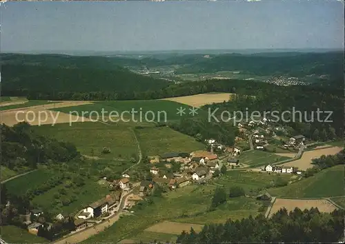 Annelsbach Fliegeraufnahme Hotel Pension Rehblick Kat. Hoechst i. Odw.