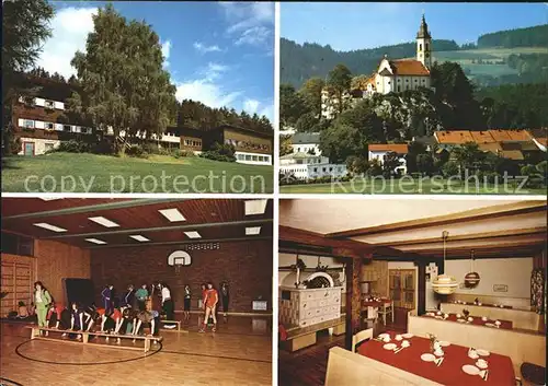 Weiden Oberpfalz Schullandheim Pleystein Kirche Turnhalle Gastraum Kat. Weiden i.d.OPf.