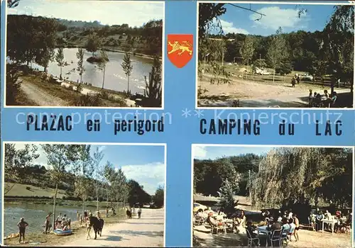 Plazac Camping du Lac Vue partielle Kat. Plazac