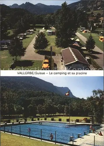 Vallorbe Le camping et sa piscine Kat. Vallorbe