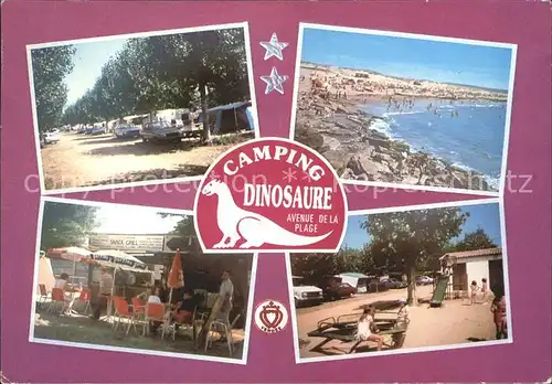 Talmont Saint Hilaire Campng Dinosaure Le Veillon plage Ombrage Jeux Snack Restaurant Port de Plaisance Kat. Talmont Saint Hilaire
