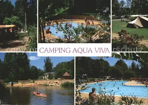 Sarlat la Caneda Camping Caravaning Bungalowparc Loisirs Aqua Viva La piscine Kat. Sarlat la Caneda