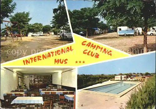 Mus Camping International Club Enfants Allee Restaurant Piscine Kat. Mus