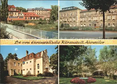 Ahrweiler Ahr Dr von Ehrenwaltsche Kuranstalt / Bad Neuenahr-Ahrweiler /Ahrweiler LKR