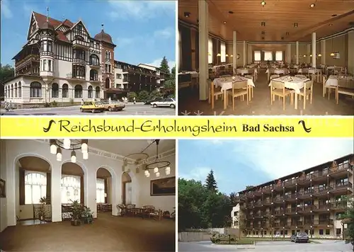 Bad Sachsa Harz Reichsbund Erholunsheim  Kat. Bad Sachsa