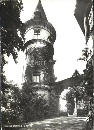 Huettwilen Schloss Steinegg Eingang Kat. Huettwilen