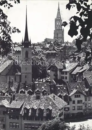 Bern BE Blick vom Aargauerstalden gegen die Altstadt Kat. Bern