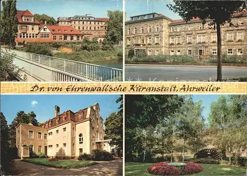 Ahrweiler Ahr Dr von Ehrenwall Kuranstalt / Bad Neuenahr-Ahrweiler /Ahrweiler LKR
