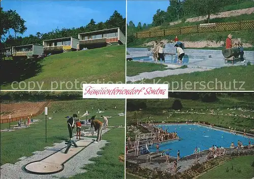 Sontra Minigolf Schwimmbad Feriendorf Kat. Sontra