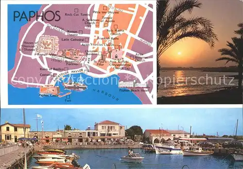 Paphos Hafen Boot Kat. Paphos Cyprus
