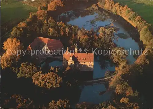 Luedinghausen Burg Vischering Fliegeraufnahme Kat. Luedinghausen