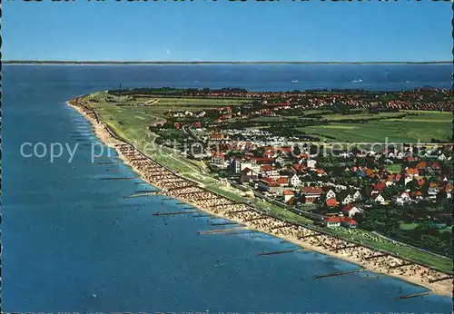 Duhnen Fliegeraufnahme Kat. Cuxhaven