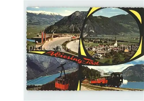 Wiesing Tirol Achenseebahn Rofanseilbahn Kanzelkehre Kat. Wiesing Schwaz