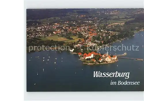 Wasserburg Bodensee Fliegeraufnahme Kat. Wasserburg (Bodensee)