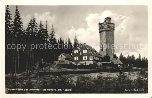 Elgersburg Hohe Warte Thueringer Wald Kat. Elgersburg