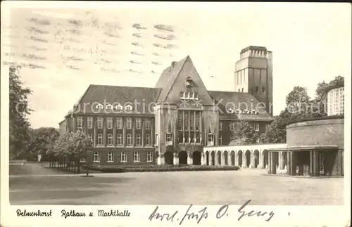 Delmenhorst Rathaus und Markthalle Kat. Delmenhorst