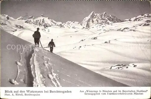 Berchtesgaden Der Watzmann Kat. Berchtesgaden
