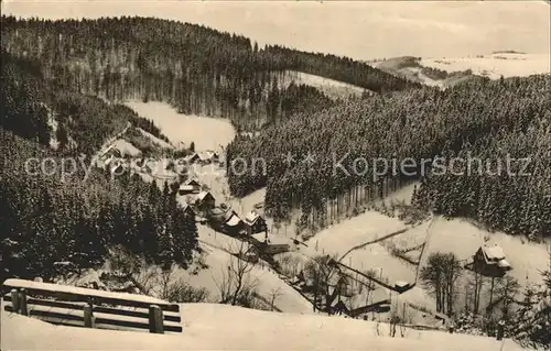 Fehrenbach Thueringer Wald Totalansicht Kat. Masserberg